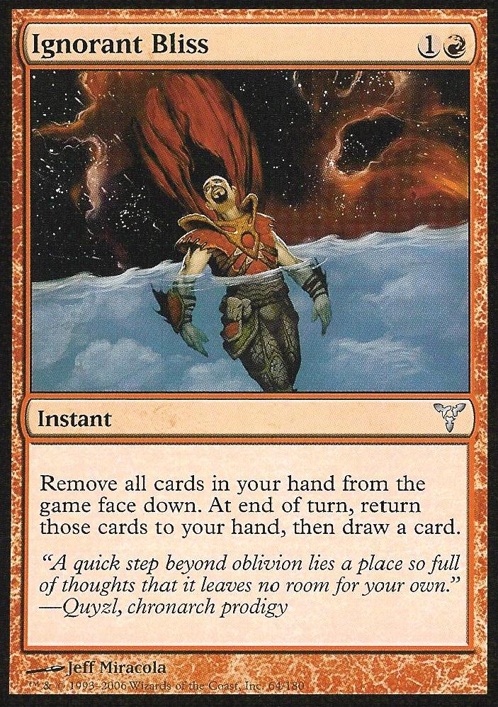 Ignorant Bliss (Dissension) Medium Play Foil