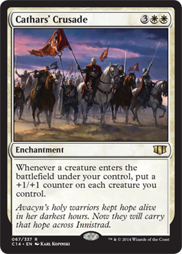 Cathars' Crusade (Commander 2014 Edition) Medium Play