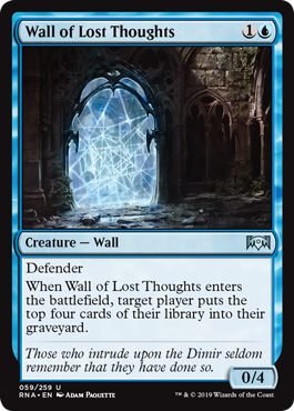 Wall of Lost Thoughts (Ravnica Allegiance) Near Mint