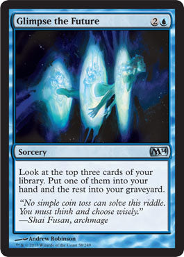 Glimpse the Future (Magic 2014 Core Set) Near Mint