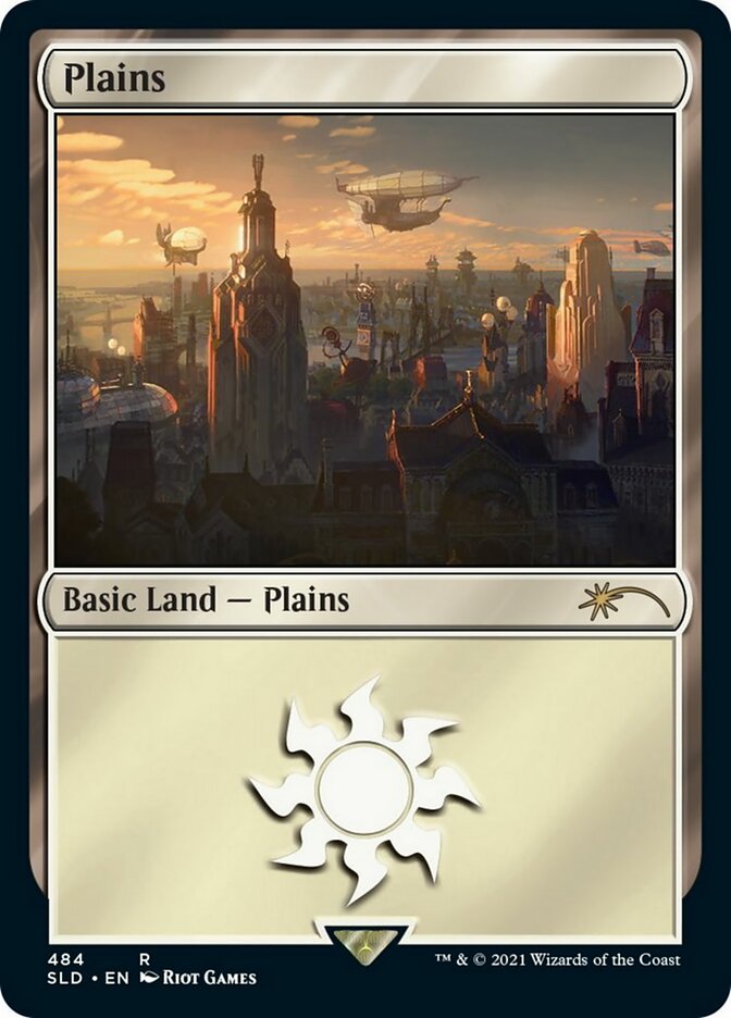 Plains 484 (Secret Lair) Near Mint Foil