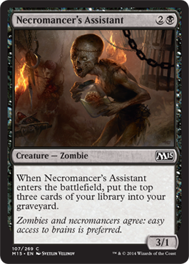 Necromancer's Assistant (Magic 2015 Core Set) Medium Play