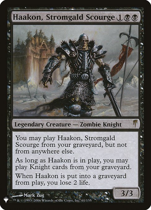 Haakon, Stromgald Scourge (Mystery Booster) Light Play