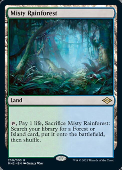 Misty Rainforest (Modern Horizons 2) Near Mint Foil