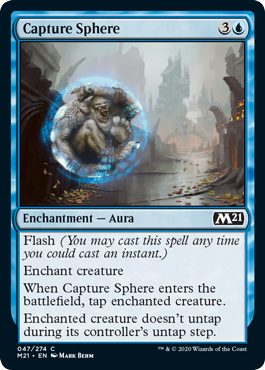 Capture Sphere (Magic 2021 Core Set) Medium Play