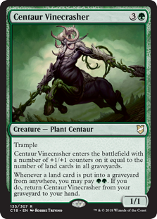 Centaur Vinecrasher (Commander 2018) Light Play