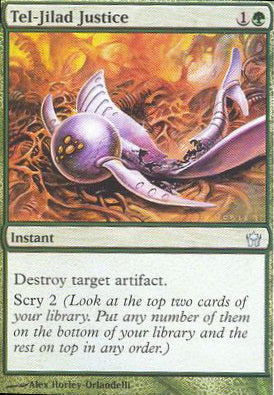 Tel-Jilad Justice (Fifth Dawn) Light Play Foil