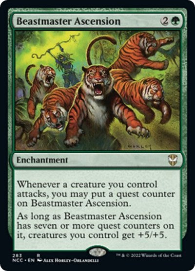 Beastmaster Ascension (Commander: Streets of New Capenna) Near Mint