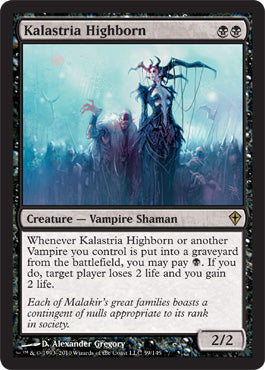 Kalastria Highborn (Worldwake) Medium Play Foil