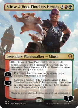 Minsc & Boo, Timeless Heroes (Borderless) (Commander Legends: Battle for Baldur's Gate) Near Mint