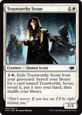 Trustworthy Scout (Modern Horizons) Near Mint Foil