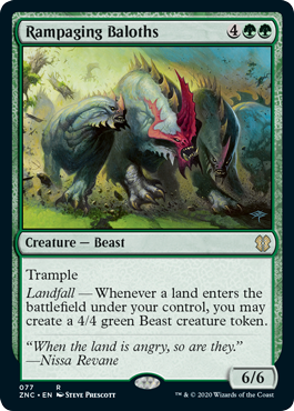 Rampaging Baloths (Commander 2020 Zendikar Rising) Near Mint