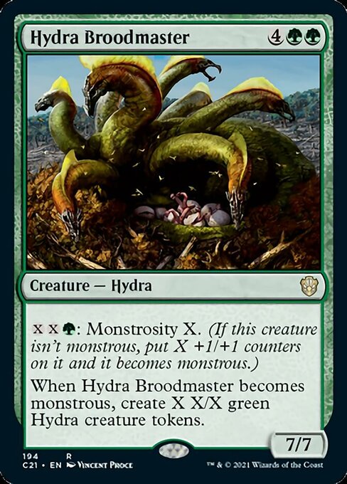 Hydra Broodmaster (Commander 2021 Strixhaven) Light Play