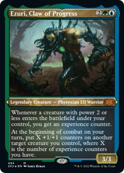 Ezuri, Claw of Progress (Foil Etched) (Double Masters 2022) Near Mint Foil
