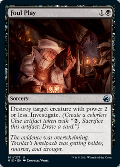 Foul Play (Innistrad: Midnight Hunt) Near Mint