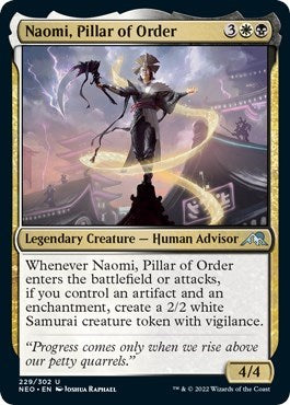 Naomi, Pillar of Order (Kamigawa: Neon Dynasty) Near Mint