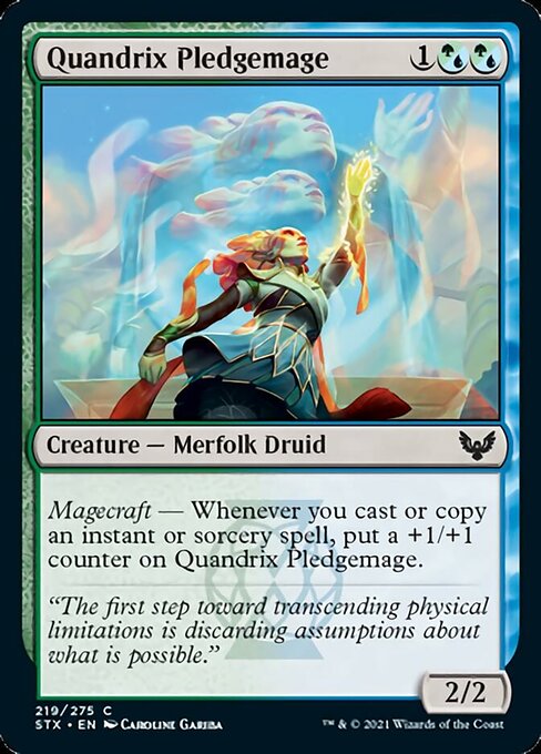 Quandrix Pledgemage (Strixhaven) Near Mint Foil