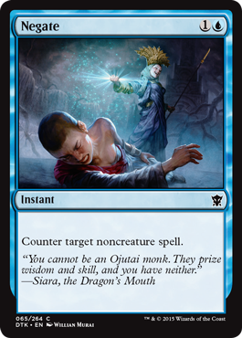 Negate (Dragons of Tarkir) Medium Play