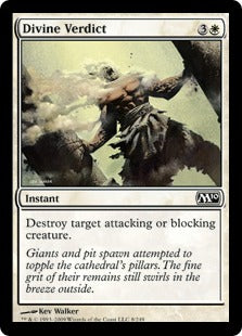 Divine Verdict (Magic 2010 Core Set) Medium Play
