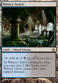 Watery Grave (Ravnica) Damaged / Poor