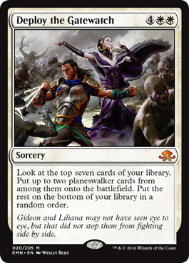 Deploy the Gatewatch (Eldritch Moon) Near Mint Foil