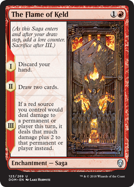 The Flame of Keld (Dominaria) Medium Play