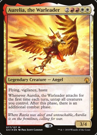 Aurelia, the Warleader (Guilds of Ravnica: Guild Kits) Near Mint Foil
