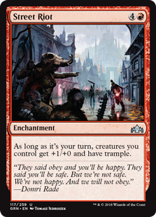 Street Riot (Guilds of Ravnica) Light Play
