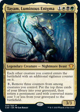 Tayam, Luminous Enigma (Commander 2020 Ikoria) Near Mint