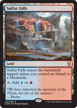 Sulfur Falls (Dominaria) Light Play