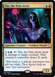 Nin, the Pain Artist (Commander 2017) Light Play