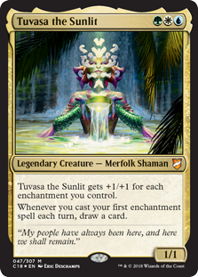 Tuvasa the Sunlit (Commander 2018) Near Mint Foil