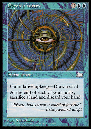 Psychic Vortex (Weatherlight) Heavy Play