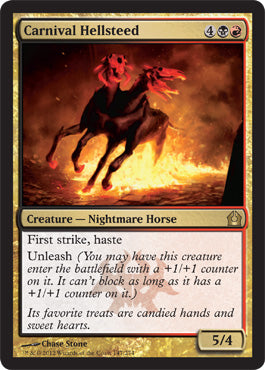 Carnival Hellsteed (Return to Ravnica) Near Mint Foil