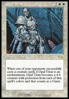 Opal Titan (Urza's Saga) Medium Play
