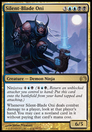 Silent-Blade Oni (Planechase 2012) Medium Play