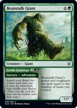 Beanstalk Giant (Throne of Eldraine) Near Mint