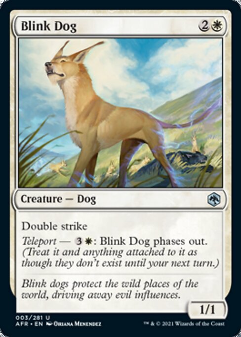 Blink Dog (Adventures in the Forgotten Realms) Near Mint Foil