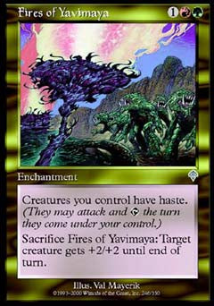 Fires of Yavimaya (Invasion) Near Mint