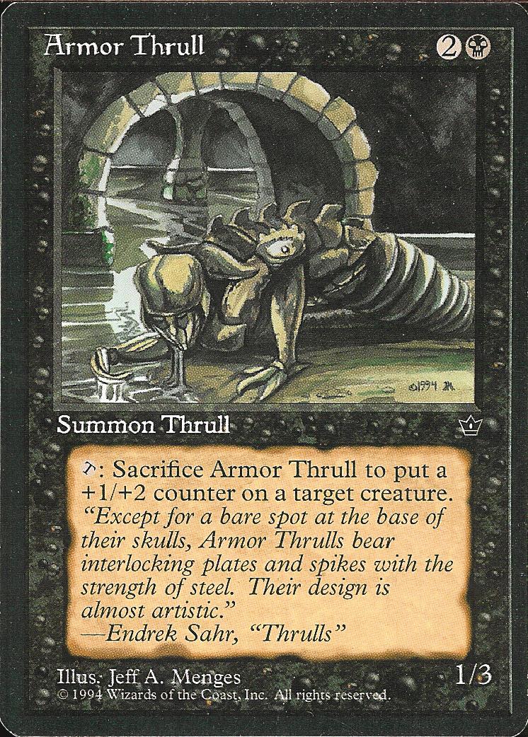 Armor Thrull (2) (Fallen Empires) Light Play