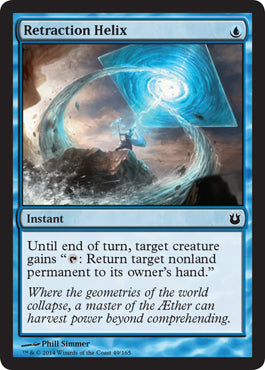 Retraction Helix (Born of the Gods) Near Mint Foil