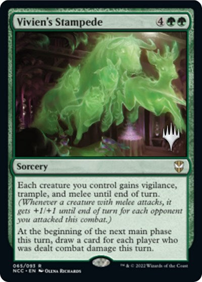 Vivien's Stampede (Promo Pack: Streets of New Capenna) Near Mint Foil