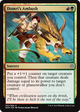 Domri's Ambush (War of the Spark) Near Mint Foil