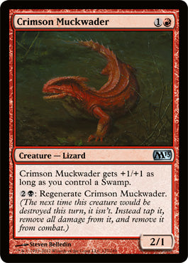 Crimson Muckwader (Magic 2013 Core Set) Light Play Foil