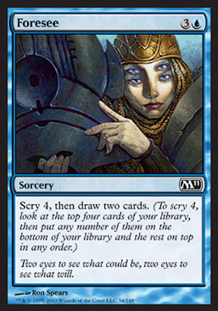 Foresee (Magic 2011 Core Set) Medium Play