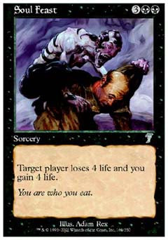 Soul Feast (7th Edition) Medium Play Foil