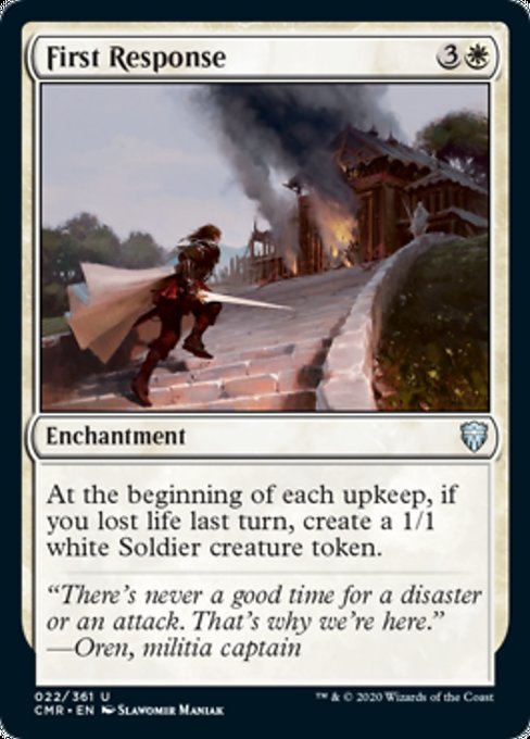 First Response (Commander Legends) Near Mint Foil