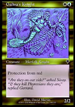 Galina's Knight (Invasion) Medium Play