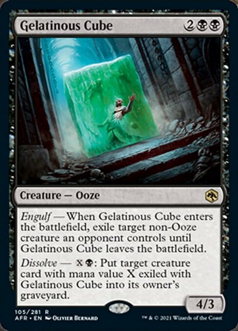 Gelatinous Cube (Adventures in the Forgotten Realms) Near Mint
