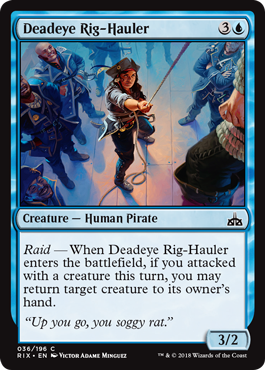 Deadeye Rig-Hauler (Rivals of Ixalan) Near Mint Foil